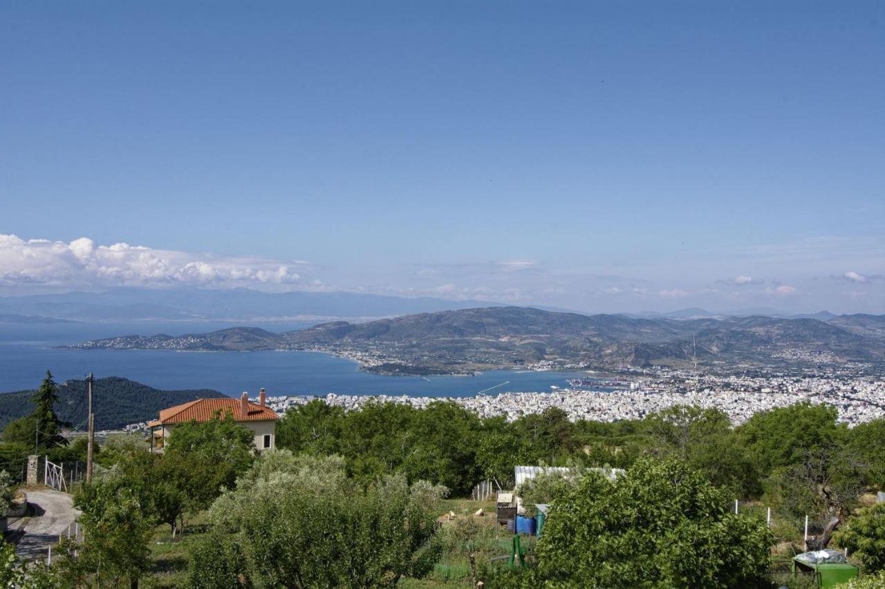 Iatrou House- Villa With Incredible View Портария Экстерьер фото